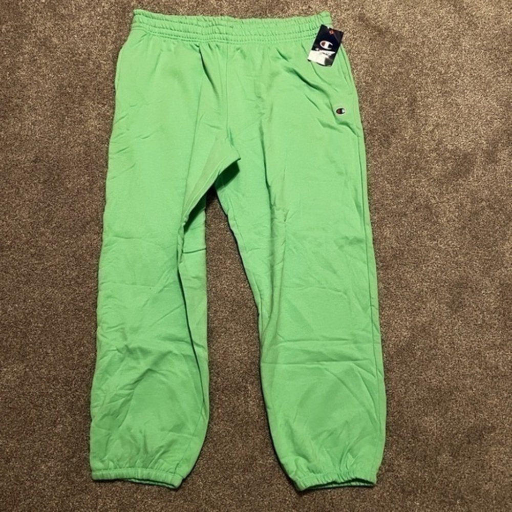 Champion Bright Green Sweatpants size XXL